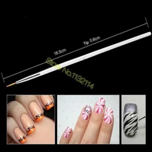 Kit 15 Pennelli Fini Nail Art Ricostruzione Unghie Gel