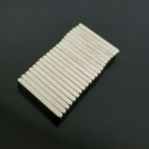 20 Magneti Neodimio 20X5X2 mm Calamita Potente Fimo