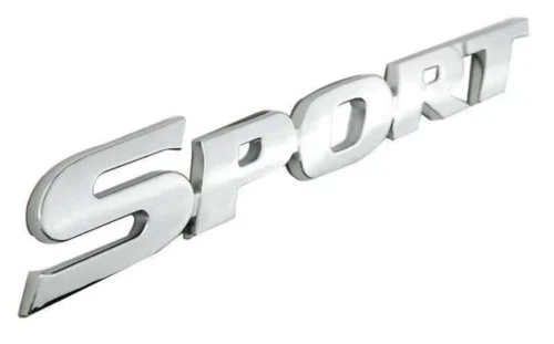 3D Logo Adesivo Sport Metalizzato Alta Qualita Car Sticker