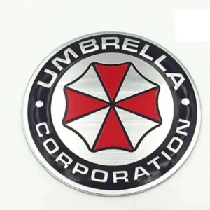 3D Sticker Decal Umbrella Corporation Metallizzato Cromato