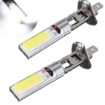 2X H1 Xenon Bianco 6000K 7.5W Cob Led Smd Lampadine Luci