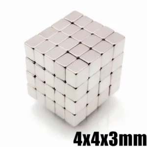 50 Magneti Neodimio 4X4X3 Mm Calamita Potente Fimo Ceramica