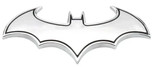 Adesivo Auto 3D Batman Cromato Metallizzato Auto Car Styling