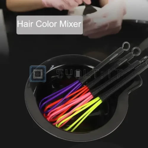 2pz Colori Casuali Frusta Miscelare Colore Capelli Tintura