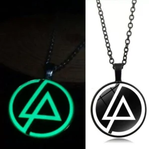 Collana Catenina Linkin Park Lp Fluorescente Glow In Dark