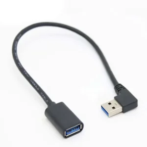 USB 3.0 collegamento cavo estensione angolo retto 90gra 30cm