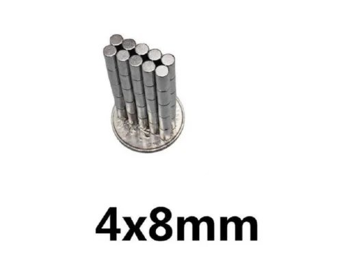 10 Pezzi Magneti Neodimio 4X8Mm Magnete 4X8 Millimetri Ndfeb