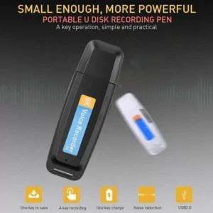Pen Drive Registratore Vocale Usb Mini Audio Microspia